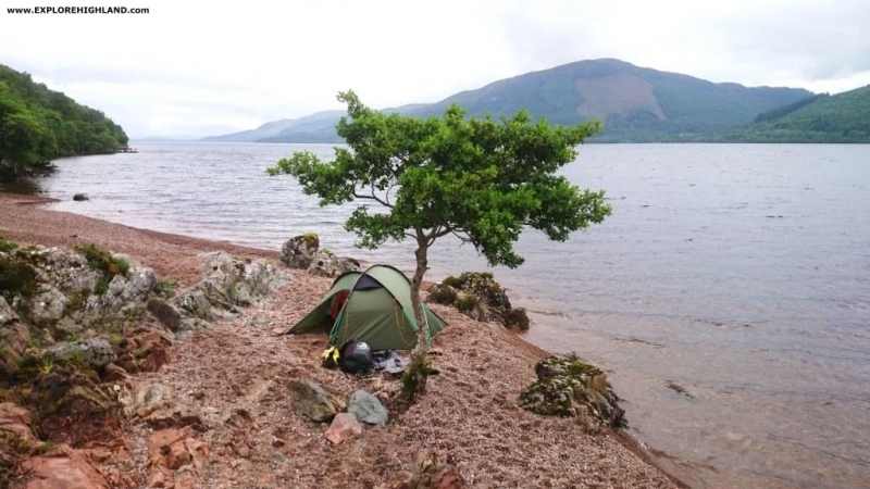 Wild Camping Loch Ness