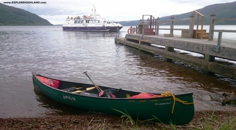 Canoeing Loch Ness