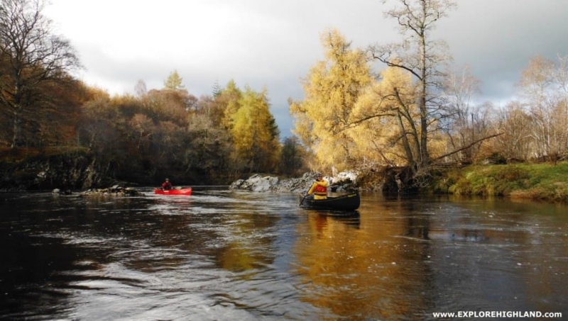 Canoeing the Perthshire Garry